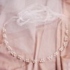 Abaodam belt for wedding dress pearl wedding dress belt Bride