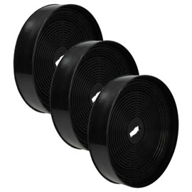 vhbw 4 x Activated Carbon Filters Compatible with Oranier Clario 75 S, Clario 90 S, Davara 60 W, Corona, Davara 75 W Cooker Hood - 17.05 cm