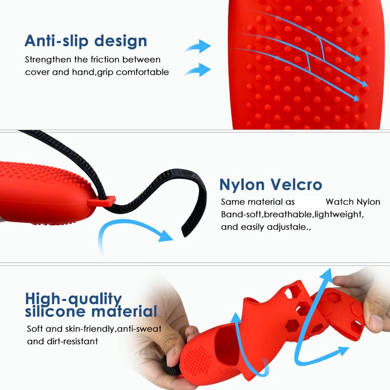 Controller Grip Cover Silicone VR Handle Protective Sleeve Anti Throw