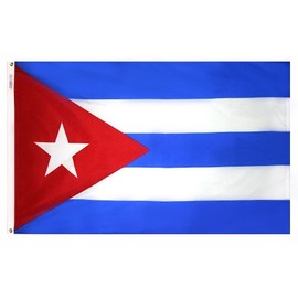 Cuba Flag Nylon 3 ft. x 5 ft. - Made in the USA from Flags Unlimited