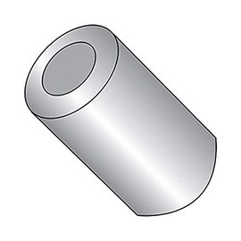 Small Parts 311506RSA Round Spacer, Aluminum, Plain Finish, #6 Screw Size, 5/16" OD, 0.14" ID, 15/16" Length (Pack of 10)