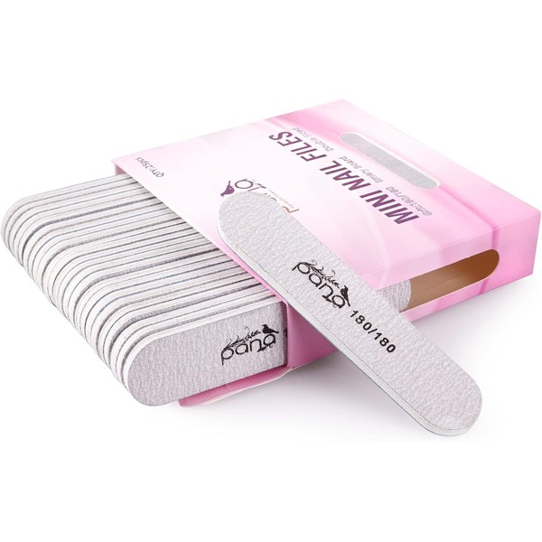 25PCS Mini Size PANA Professional Double Sided Nail Files -