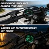 Motorcycle Watch Handlebar, Bicycle Watch for Handlebars with Light Function,