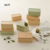 Takenaka Rat Lunch Box, 1-Tier, Bamboo Lid, Natural, 28.7 fl