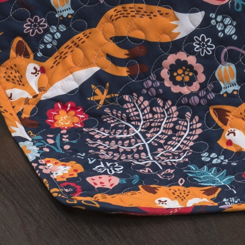 Lush Decor Pixie Fox Reversible Quilt Set, 3 Piece Set,
