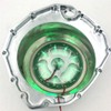 HASkulle Green LED See Through Engine Clutch Cover for Suzuki