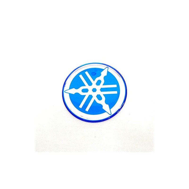 Yamaha Tuning Fork Emblem Sticker, Blue, Genuine Product, 1.6 inches