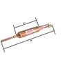 3PC FILTER DRIER REFRIGERANT LIQUID LINE WITH CHARGING VALVE 1/4
