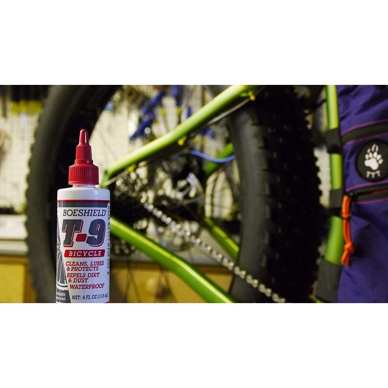 Boeshield T-9 Bicycle Chain Waterproof Lubricant and Rust Protection, 4