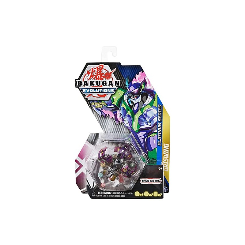 Bakugan Evolutions 2022 Platinum Series Die-cast Elemental Rare Darkus Griswing