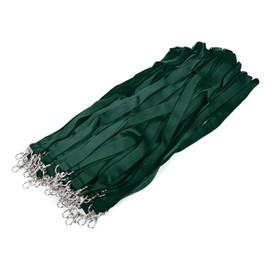 Kandinsky Lanyards Blank with Clasp, 20 mm Width (Pack of 50), dark green