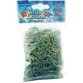 Rainbow Loom Persian Ocean Rubber Bands with 24 C-Clips (600 Count)