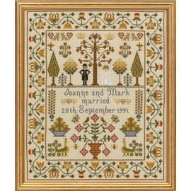 Historical Sampler Co. Wedding Sampler Cross Stitch