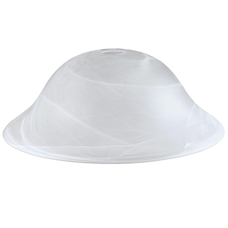 Aspen Creative 23140-11A Etched Alabaster Transitional Style Replacement Glass Shade