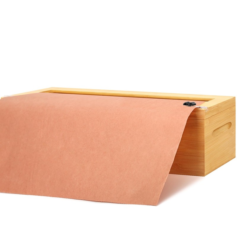 Libreshine 24" Bamboo Paper Roll Dispenser with Sliding Cutter &