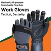 WOLF Mechanic All-purpose Stretchable Flex Grip Work Glove, Dexterity (1,
