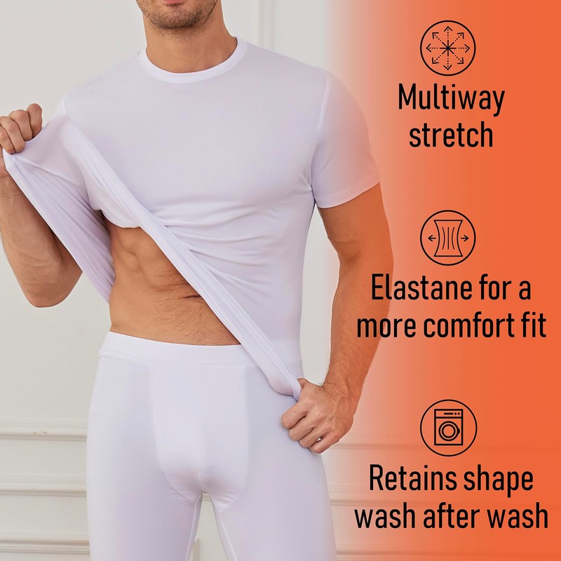 The Essentials Wardrobe Mens TEW Short Sleeved Thermal Top -