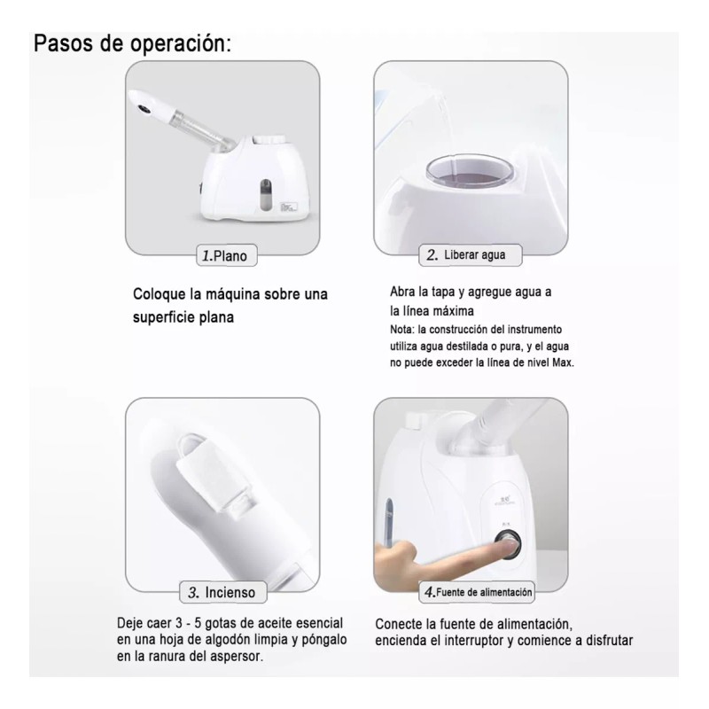 K Skin Vaporizador Facial K·skin Kd33s Para Limpieza De La
