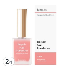 Bareum Nail Nutrient Strengthener, 10ml, 2 pcs / Bareum 손발톱 네일 영양제 강화제, 10ml, 2개