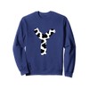 Creative Bold Marker Letter Y - Cow Pattern Design Sweatshirt