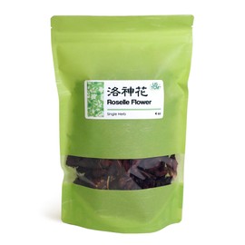 NEW PACKAGING Chinese Roselle Flower Luo Shen Hua 洛神花 4 Oz