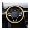 AUCELI 15 Inch Car Steering Wheel Cover, Anti-Slip Non-Slip Breathable