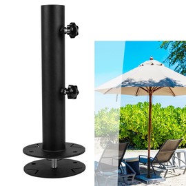 YZZHAJ Universal Granite Umbrella Stand Tube Outdoor, Umbrella Pole Replacement Umbrella Mount, Stone Umbrella Tube Base for Outside,Upgrade Heavy Duty Umbrella Stand Tube Set for Granite