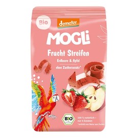 MOGLi Snack Fruit, Strawberry Stripes, 25 g (6)