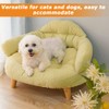 Dog Kitten Couch with Soft Removable Cushion, Portable Soft Couch