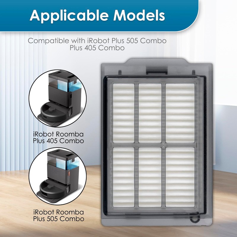 Roomba Plus 505 Combo Replacement HEPA Filter Compatible with iRobot