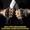 WTACTFUL Motorcycle Half Finger Gloves Men Summer Fingerless Cycling Gloves