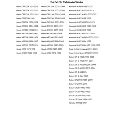 Tusk Aluminum Tire Iron with Axle Wrench 24 mm For SUZUKI DR-Z 400SM 2005-2009,2013-2024