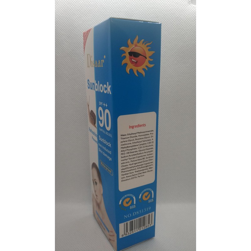 DISAAR BEAUTY Refreshing Sunblock SPF90++ Capital Soleil Protection Waterproof 100ml