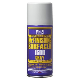 GSI Creos B527 Mr. Finishing Surface 1500 Gray Spray 6.1 fl oz (170 ml) Hobby Finishing Material