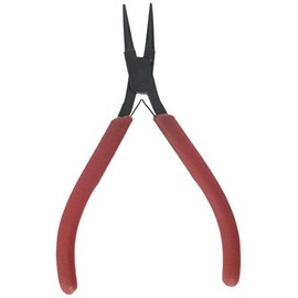 Kent Supplies BIJ-711 4.5-Inch Quality Precision Round Nose Micro Pliers with Leaf Spring and Black Coating