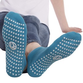 Red Tag Ladies Yoga Socks 9 Pair Non Slip Sole Grip Trainer Liner For Pilate, Dance, Fitness
