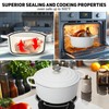 LEADKooKers 5QT Enameled Cast Iron Bread Oven with Proofing Basket
