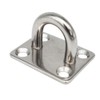 5pcs Eye Plate Ceiling Hook Wall Stainless Steel Pad Eye