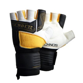 ICHNOS Futsal adult size cropped fingers five-a-side goalkeeper gloves (9)