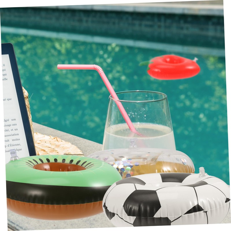 WHAMVOX Mini Pool Drink Floats Inflatable Cooler for Hot Tub