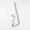 100% Cotton Tea Towel - Teal Mini Chequered Pattern, Pack