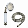 ENKI EH025 Traditional Victorian Antique Bronze Shower Head Hose Replacement,