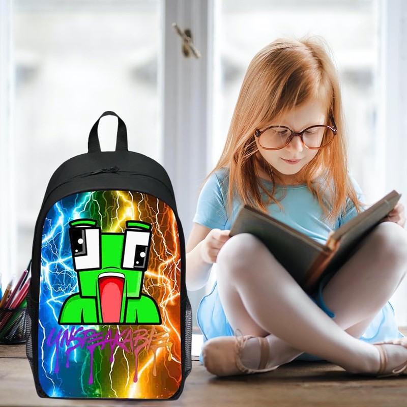 bzjqh Unspeak-able School Backpack, Unspeak Backpack, Frog Bookbag for Kids,
