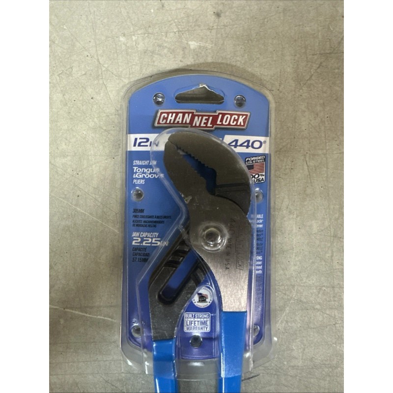 Channellock NEW Channel Lock Straight Jaw Tongue & Groove Pliers