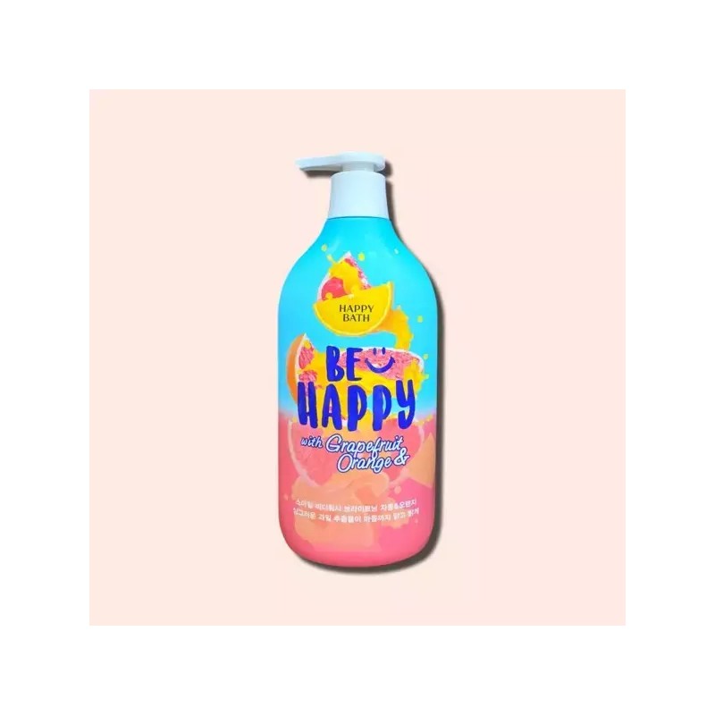 Happy Bath 해피바스 스마일 바디워시 자몽 앤 오렌지 900g Happybath