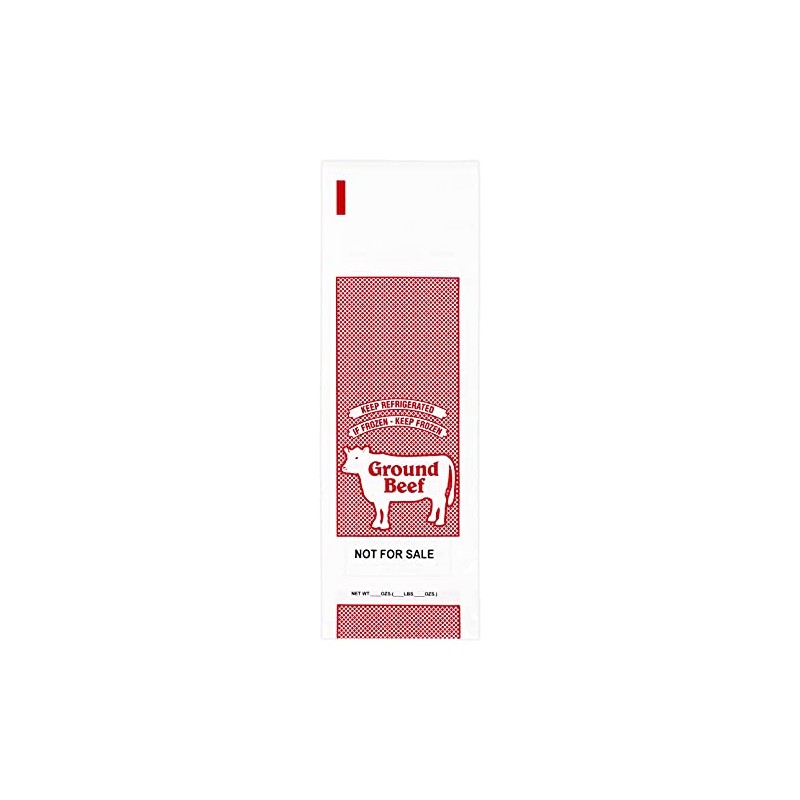 MAINCA Ground Beef Freezer Bags - 2 Lb. Size, Disposable,