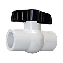 American Valve P200S 2" PVC Ball Valve Socket Schedule 40, 2-Inch