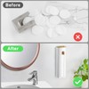 IWNTWY Cotton Pad Holder, Wall Mounted Cotton Rounds Holder Dispenser