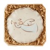 Mud Pie Angel Stoneware Trinket Dish Tidbit Plates, 4 1/2"