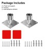 EeeKitOnline 2 pcs Foam Cannon Holder 1/4" Quick Connect Wall